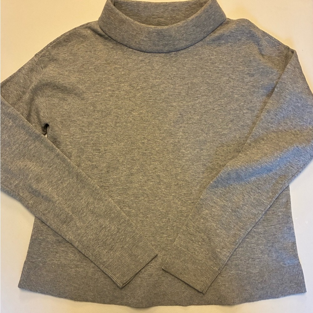 & Other Stories Light Gray Cowl Neck Sweater